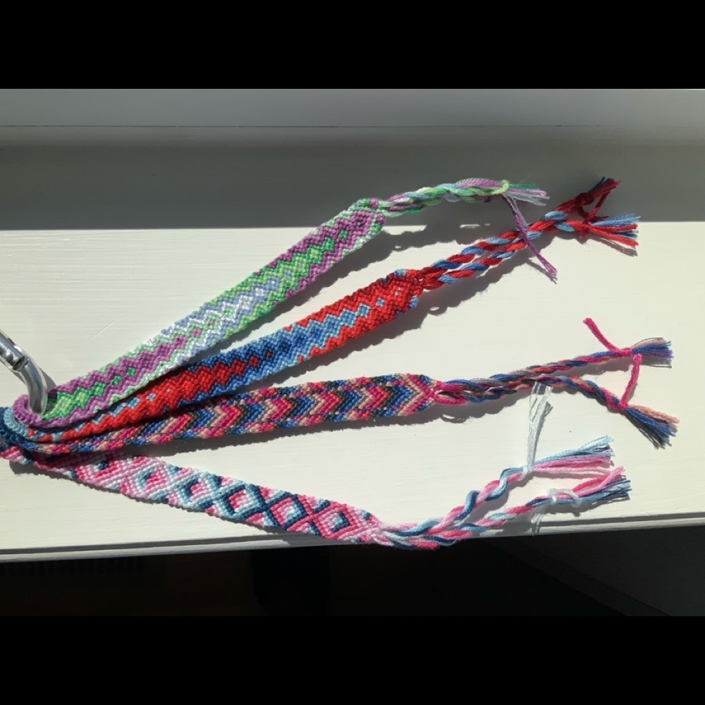 Handmade friendship bracelets